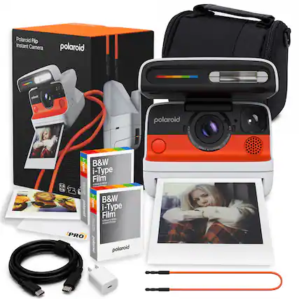 Polaroid Flip Instant Camera polaroid polaniel Te B&W i-Type Film mac a - A - - - FA I : | i Type B&W polaroid i-Type Film Sck a ane - inscant mat 25 PRO polaroid polaroid polaroid . 17k DA ww.ds-F SOMER