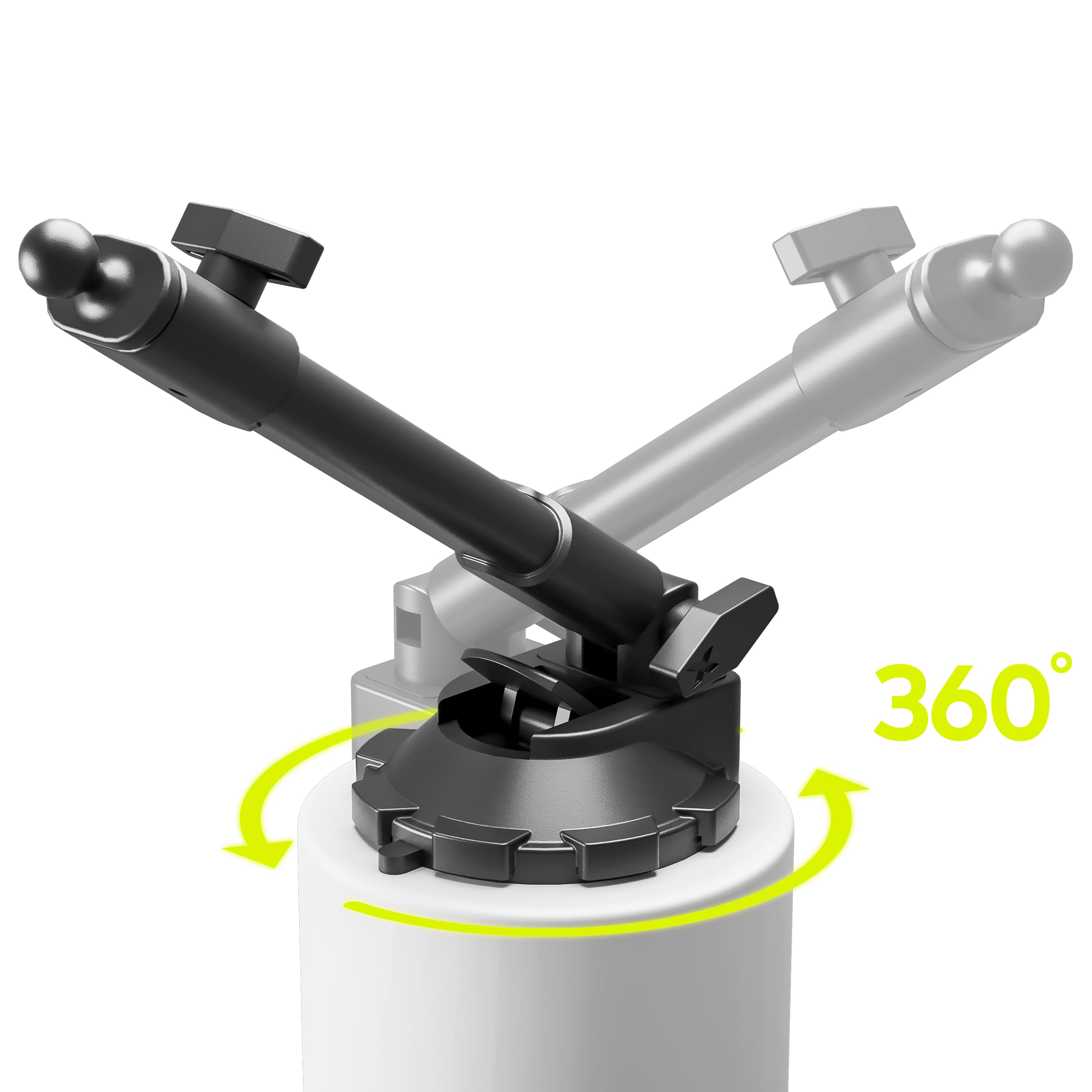 Alt View 11. Bracketron - HD Tablet Extend Mount - Black.