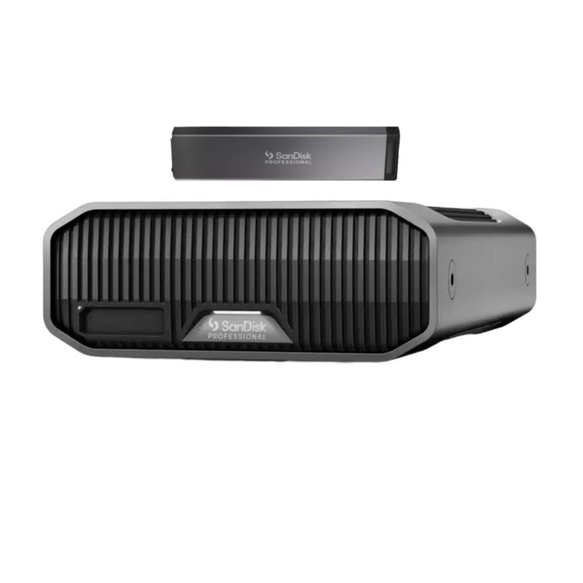 SanDisk Professional - 22TB G-DRIVE PROJECT Thunderbolt 3 External Hard Drive with PRO-BLADE SSD Mag 1TB