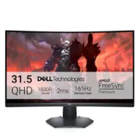 Dell - S3222DGM 32" LED Curved QHD FreeSync Gaming Monitor (DisplayPort, HDMI) - Black - Front_Zoom