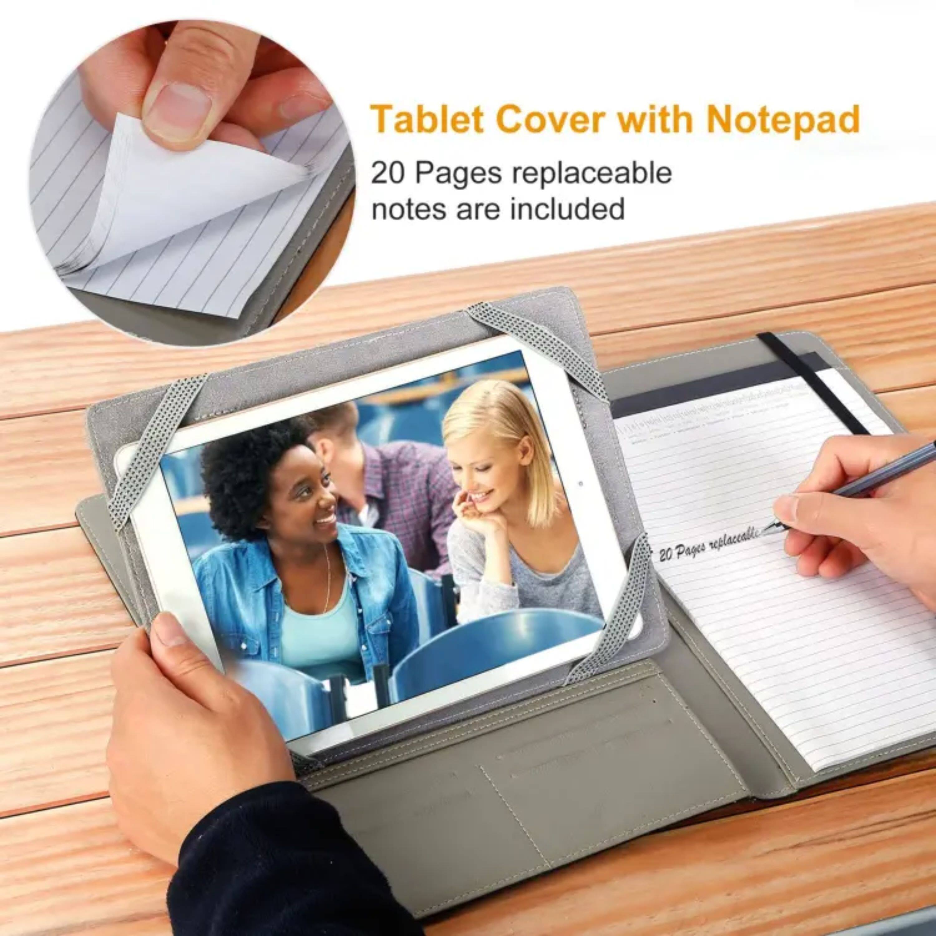 Tablet Cover with Notepad  
20 Pages replaceable notes are included
