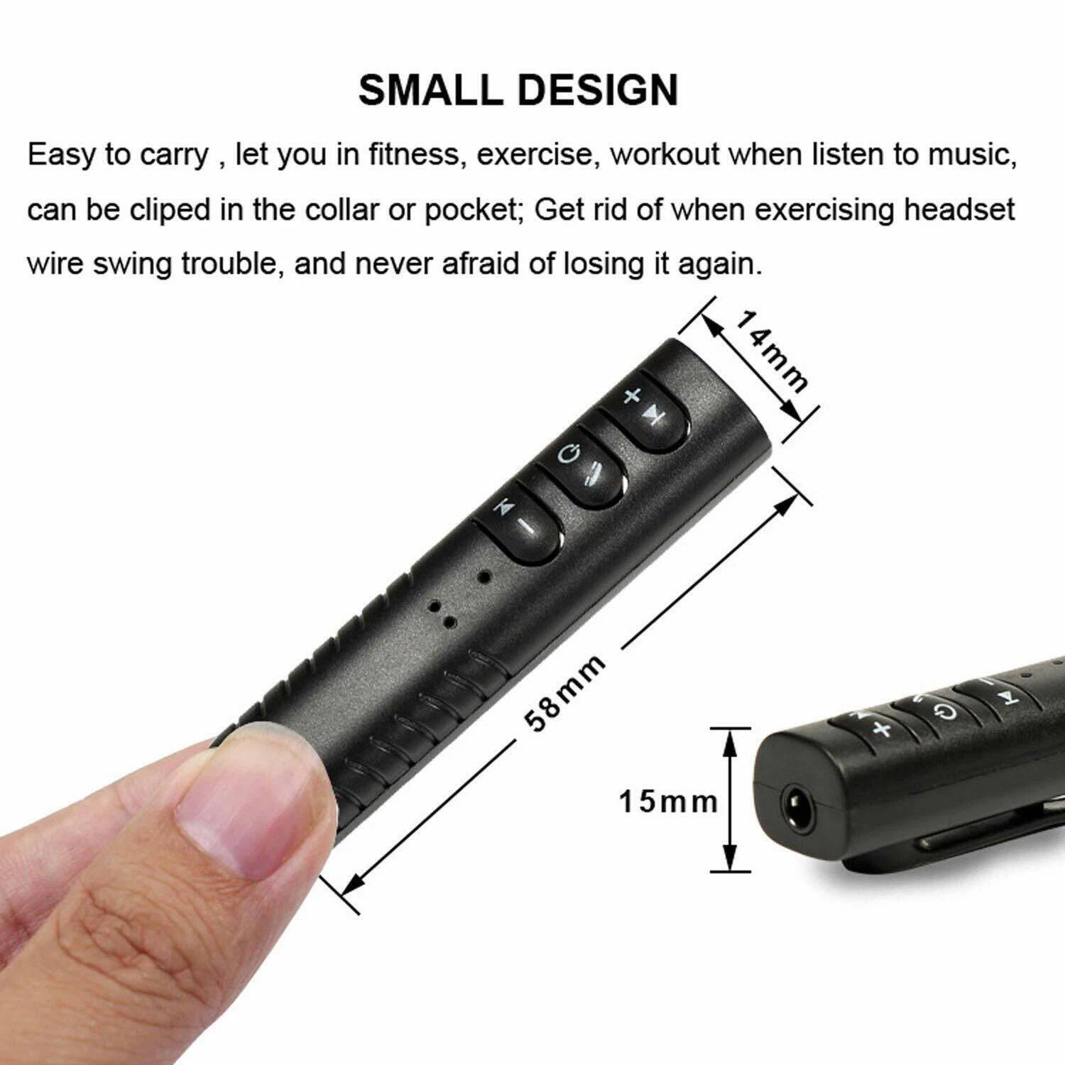 SMALL DESIGN
Easy to carry, let you in fitness, exercise, workout when listen to music. 1 can be clipped in the collar or pocket; Get rid of when exercising headset wire swing trouble, and never afraid of losing it again. 1 + 4mm N Q 9 K 58mm 1 15mm + G 14