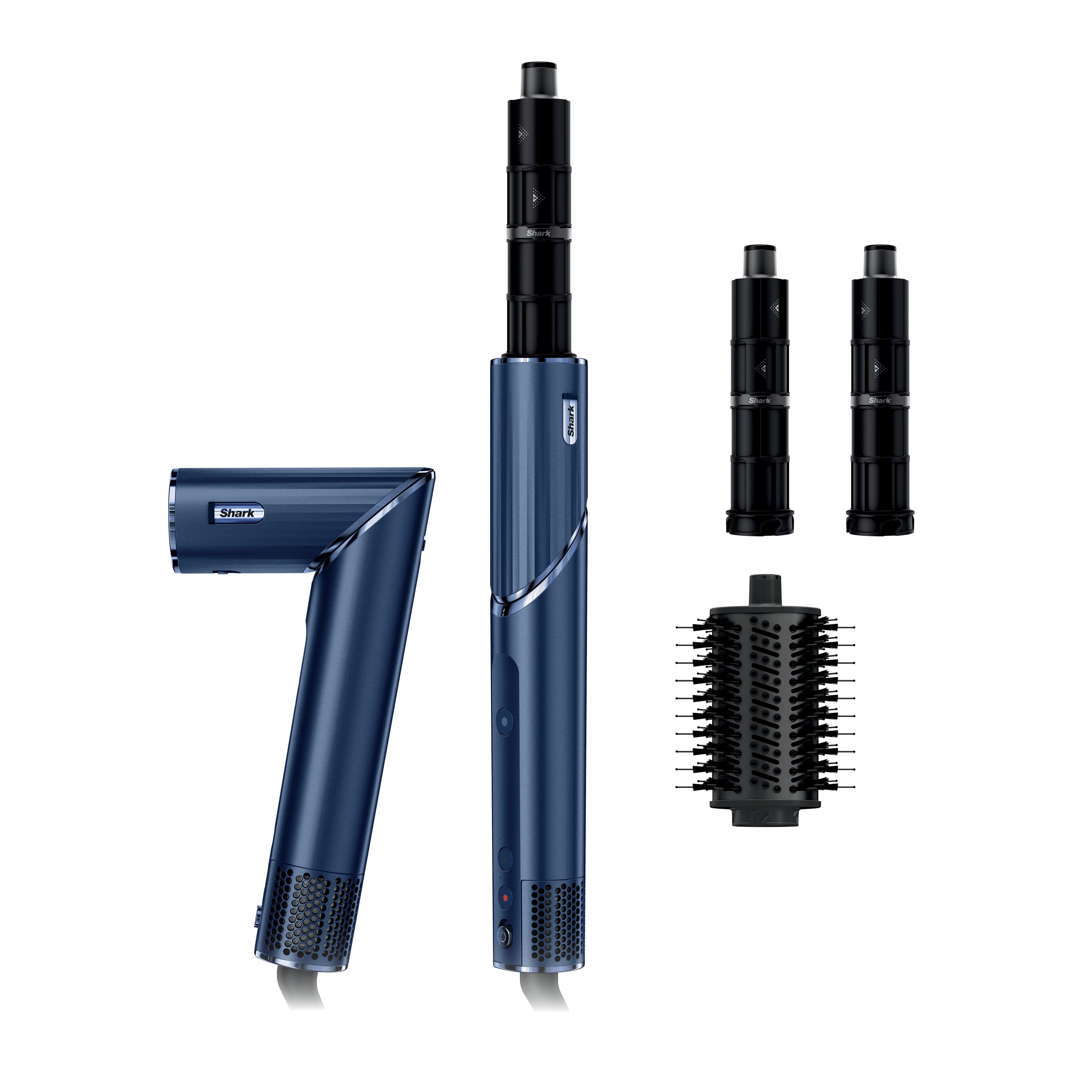 Shark - FlexStyle Air Styling & Drying System, Powerful Hair Blow Dryer and Multi-Styler - Straight & Wavy Hair - Indigo Rush - Front_Zoom