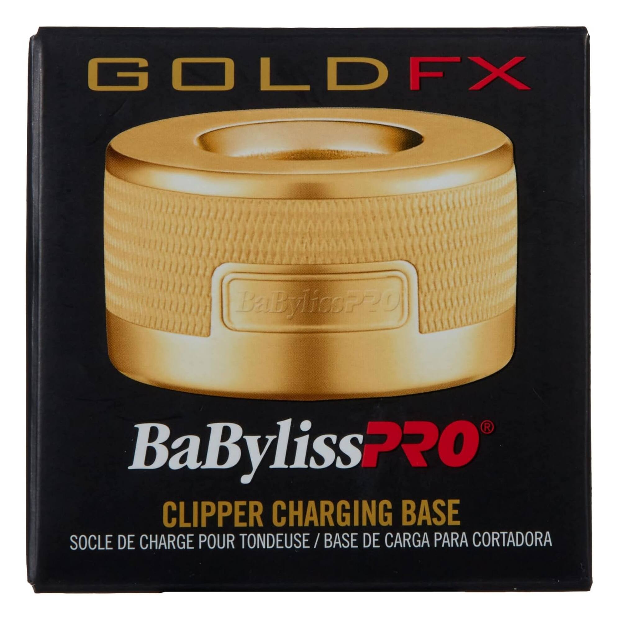 GOLD FX  
BaByliss PRO  
CLIPPER CHARGING BASE  
SOCLE DE CHARGE POUR TONDEUSE / BASE DE CARGA PARA CORTADORA