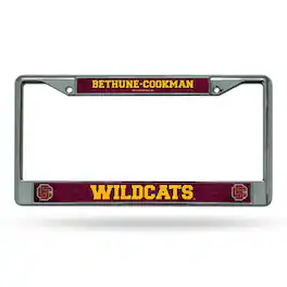 Rico Industries - Bethune Cookman Wildcats Chrome Metal License Plate Frame - Multi