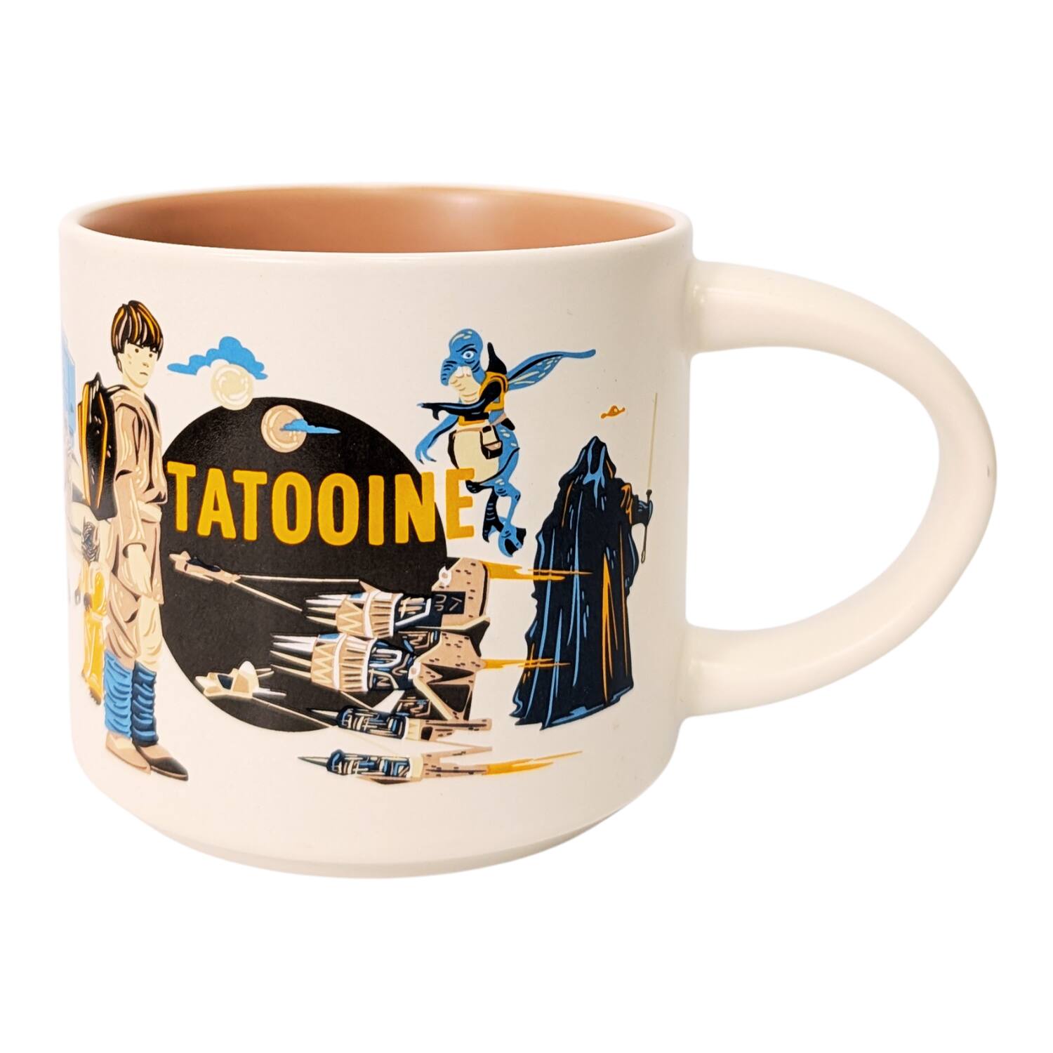 Front. Starbucks - Starbucks Discovery Series Tatooine Ceramic Mug, 14 Oz - Brown.