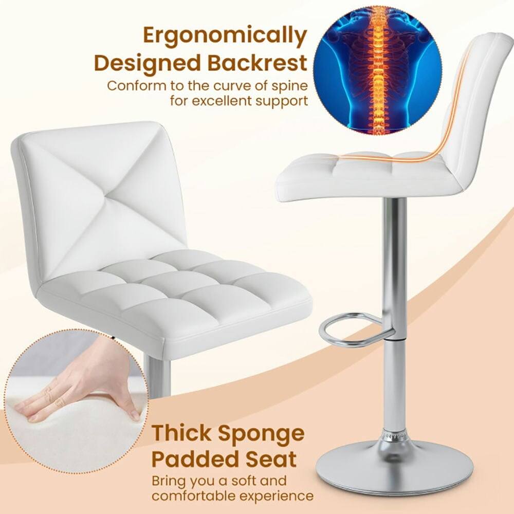 Ergonomically Designed Backrest  
Conform to the curve of spine for excellent support  

Thick Sponge Padded Seat  
Bring you a soft and comfortable experience