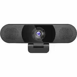 EMEET - C980 Pro 4K - Plug & Play 3-in-1 Webcam with 4K lens, Four Noise Reduction Mics, Two 1W Speakers, and Magnetic