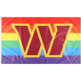 WinCraft - Washington Commanders 3' x 5' Pride Deluxe Single-Sided Flag - Multicolor