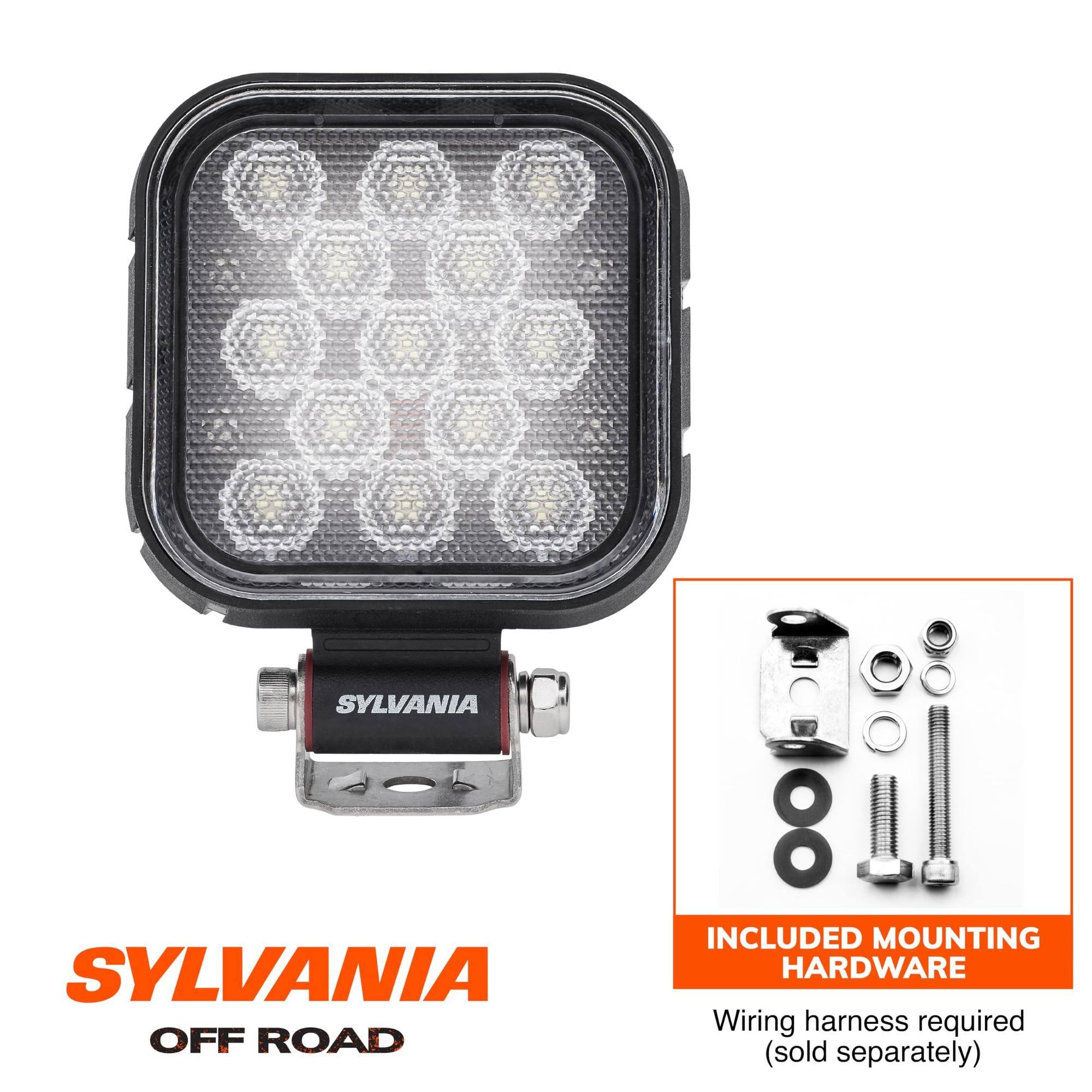 SYLVANIA OFF ROAD

- INCLUDED MOUNTING HARDWARE
- Wiring harness required (sold separately)