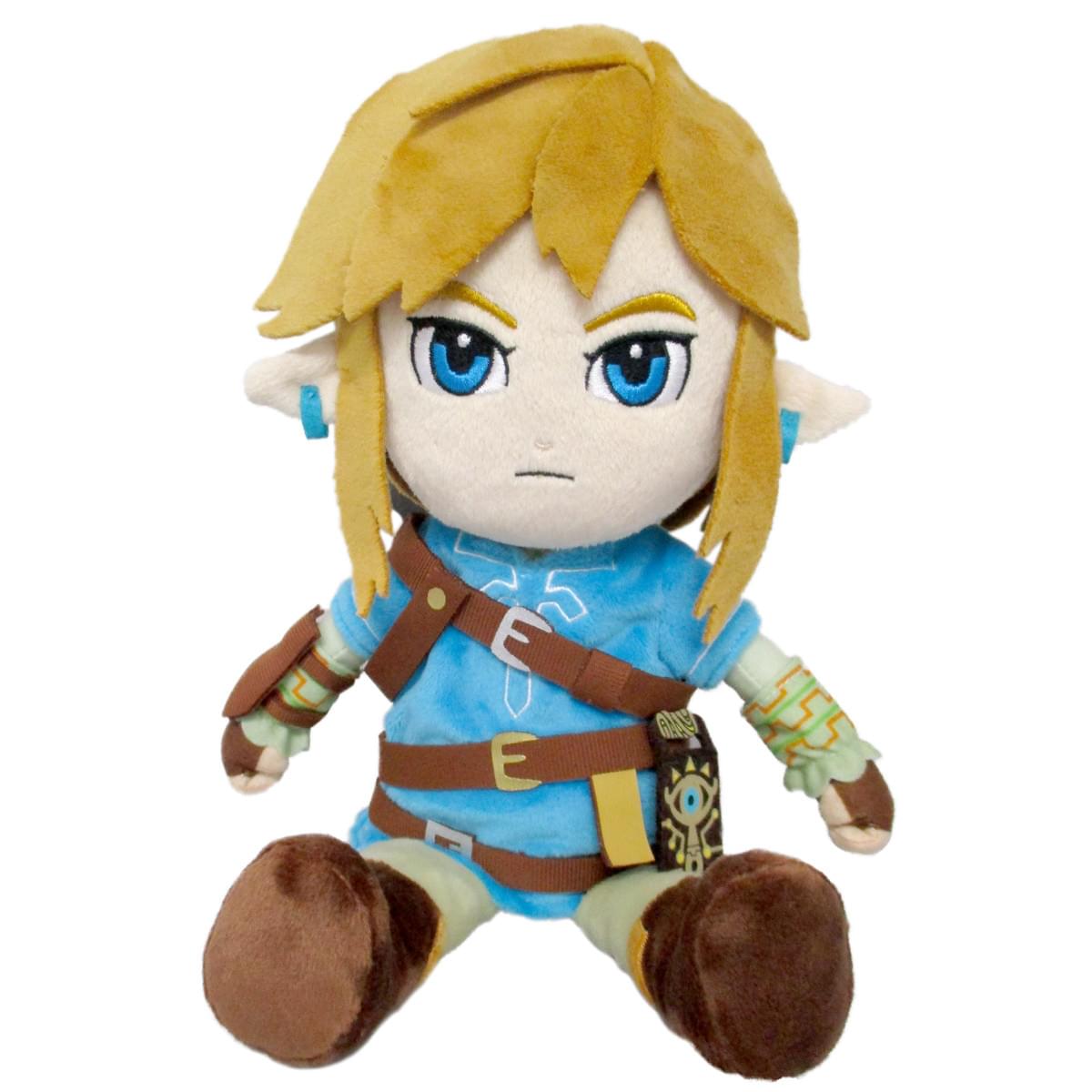 Front. Little Buddy - Legend  of Zelda: Breath of the Wild 11" Plush: Link.