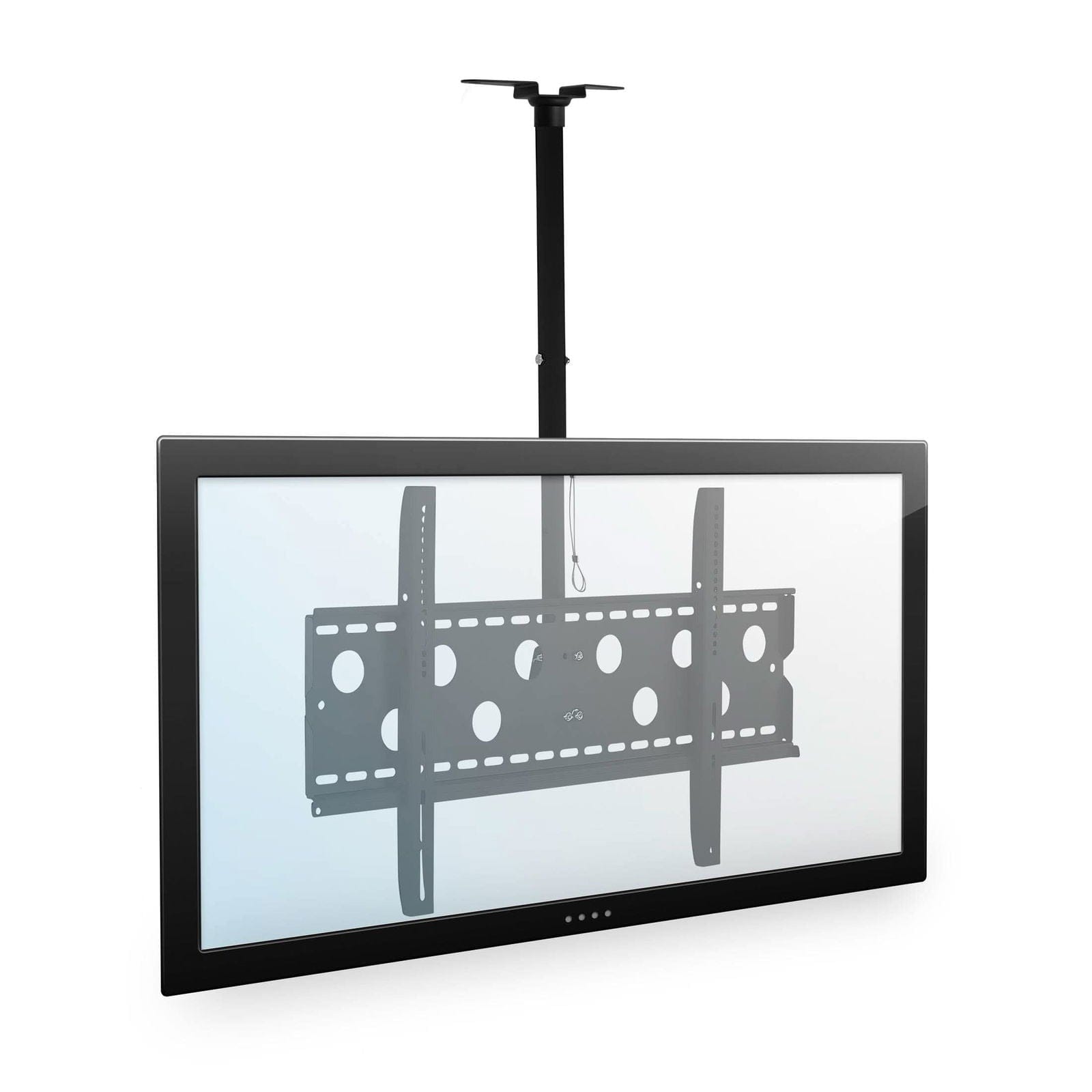 Alt View 5. Mount-It! - Full-Motion Ceiling TV Mount – Fits 42″–90″, 20° Tilt, 360° Swivel, 220 lb Capacity - Black.