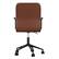Alt View 19. Martha Stewart - Taytum Faux Leather Office Chair - Saddle Brown Faux Leather/Oil Rubbed Bronze.