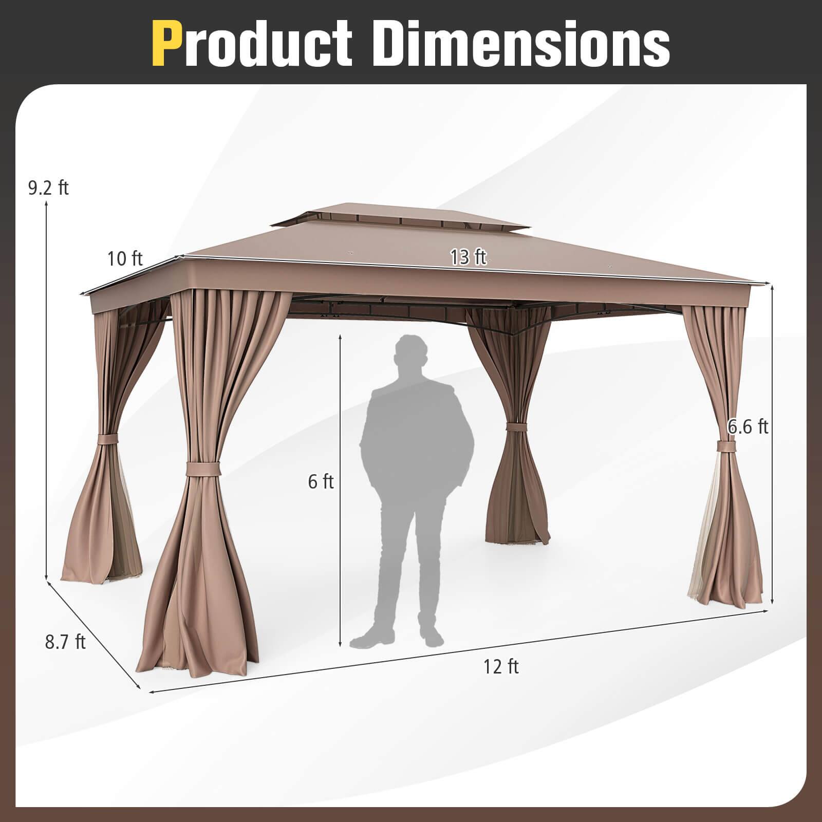Product Dimensions: 9.2 ft, 10 ft, 13 ft, 6.6 ft, 6 ft, 8.7 ft, 12 ft
