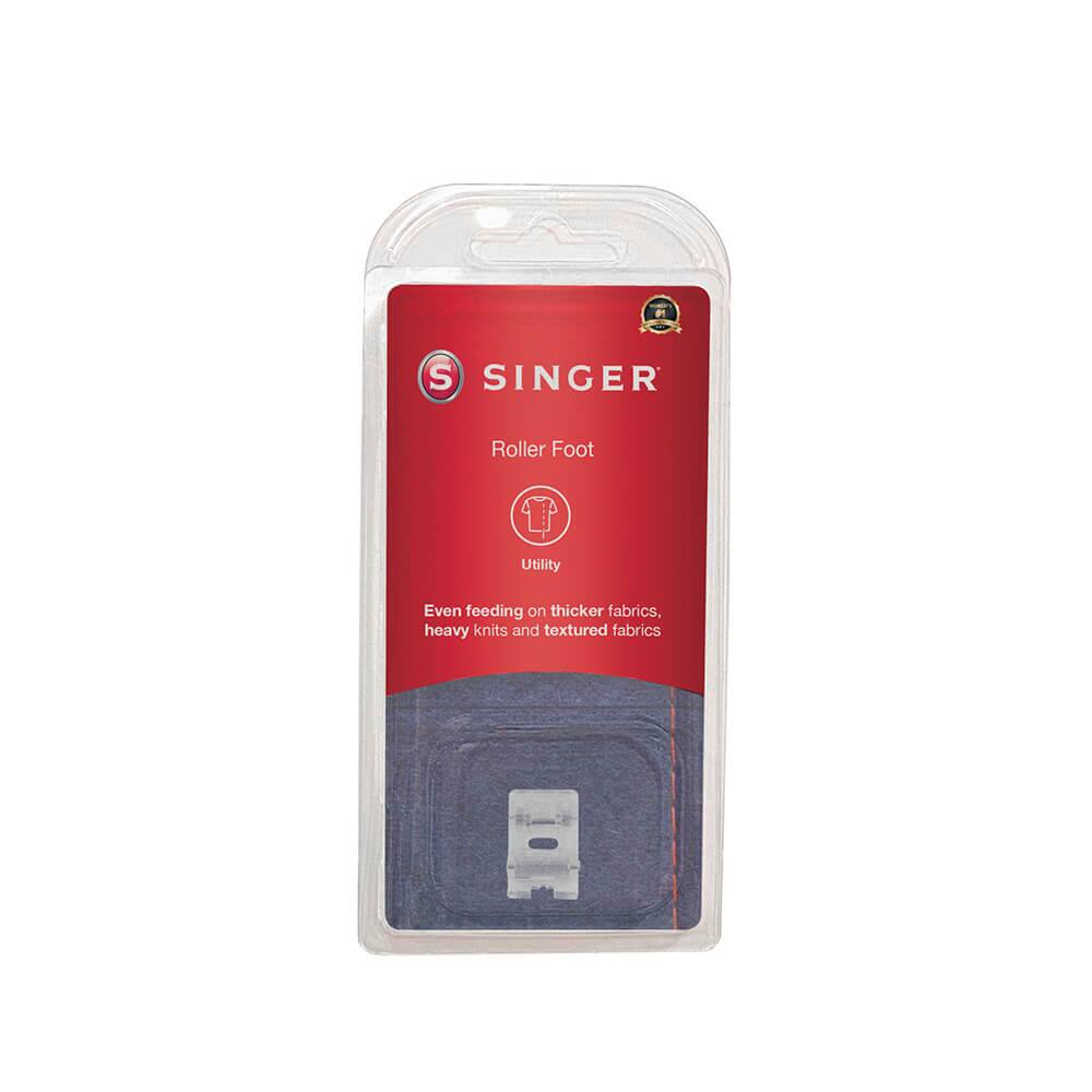 SINGER  
Roller Foot  
Utility  
Even feeding on thicker fabrics, heavy knits and textured fabrics