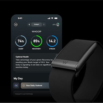 WHOOP 5.0 One Health and Fitness Tracker 12 Month Membership Jet WHOOP 5.0 One Health and Fitness Tracker 12 Month Membership Jet