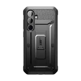 SUPCASE - Unicorn Beetle Pro Rugged Holster Case for Samsung Galaxy S24 – Full-Body Protection with Kickstand & Belt Clip - Black