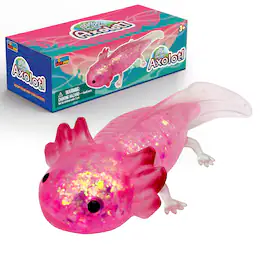 Power Your Fun - Axolotl Stress Toy - Glitter Pink