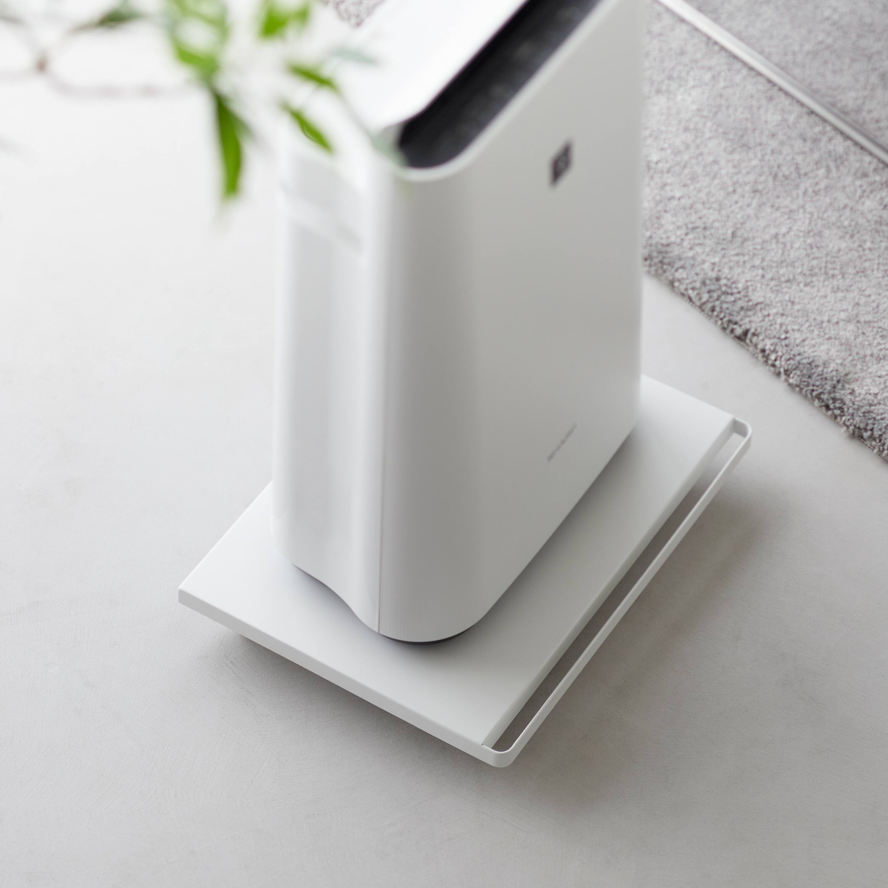 Angle. Yamazaki Home - Rolling Caddy (2" H)  - Steel.