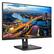 Angle. Philips - 243B1 23.8" IPS LCD FHD Monitor (USB-C) - Black.