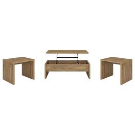 Coaster Co. of America - Canoga 3-piece Lift Top Cocktail Coffee Table Set - Mango