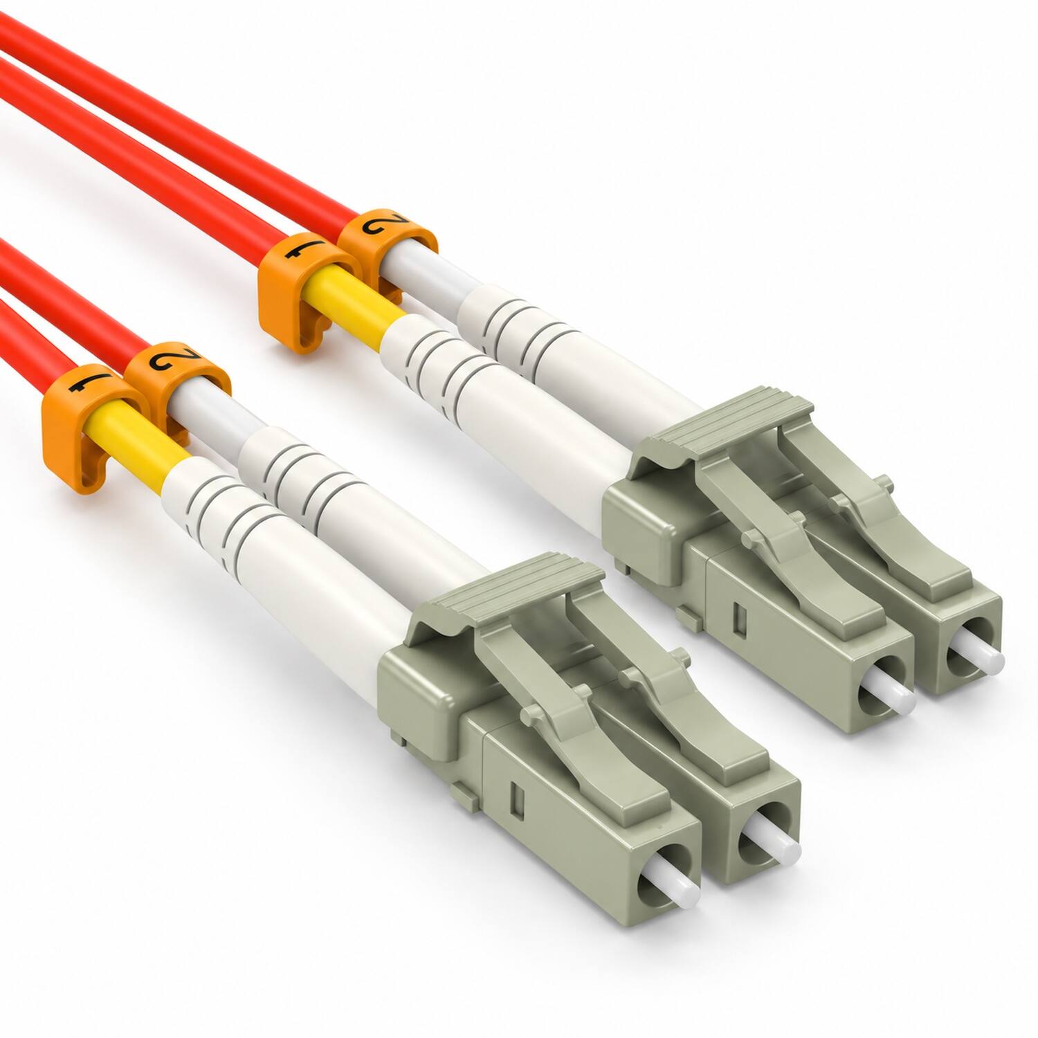 Angle. Sanoxy - 10m LC/LC Duplex 62.5/125 Multimode OM1 Fiber Optic Cable - Multi.