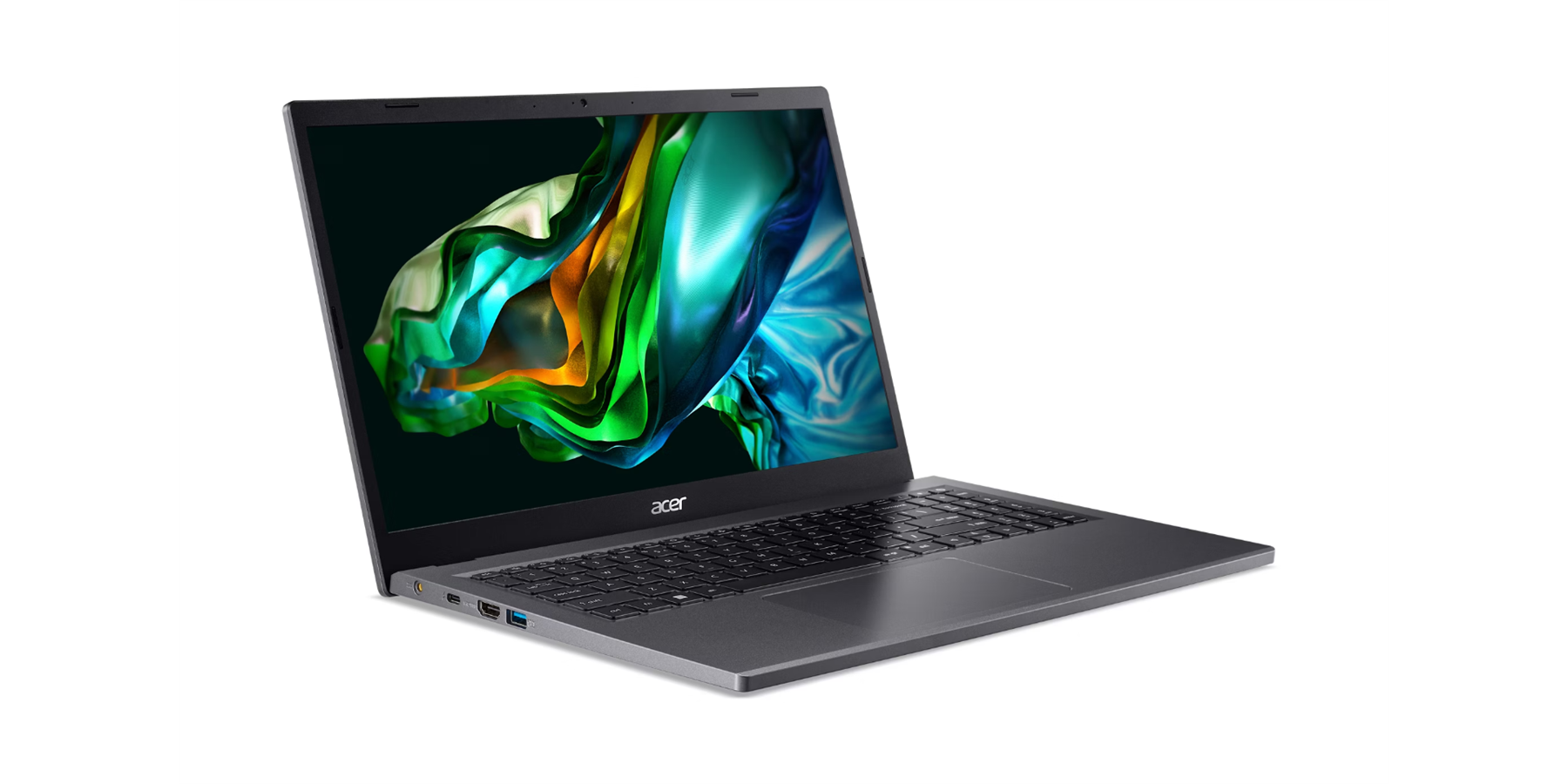 Left. Acer - Aspire 5 - 15.6" Touchscreen Laptop Intel Core i5-13420H 2.10GHz 8GB RAM 512GB SSD Windows 11 Home - Iron.