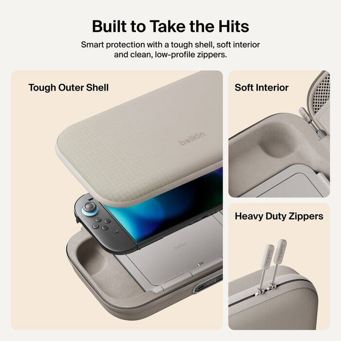 Built to Take the Hits  
Smart protection with a tough shell, soft interior and clean, low-profile zippers.

Tough Outer Shell  
Soft Interior  
Heavy Duty Zippers