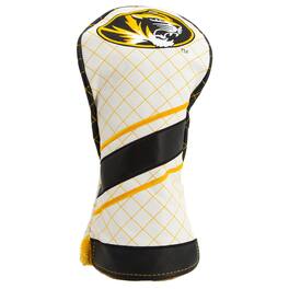 Team Golf - Missouri Tigers Striped Quilted Driver Headcover - Multicolor