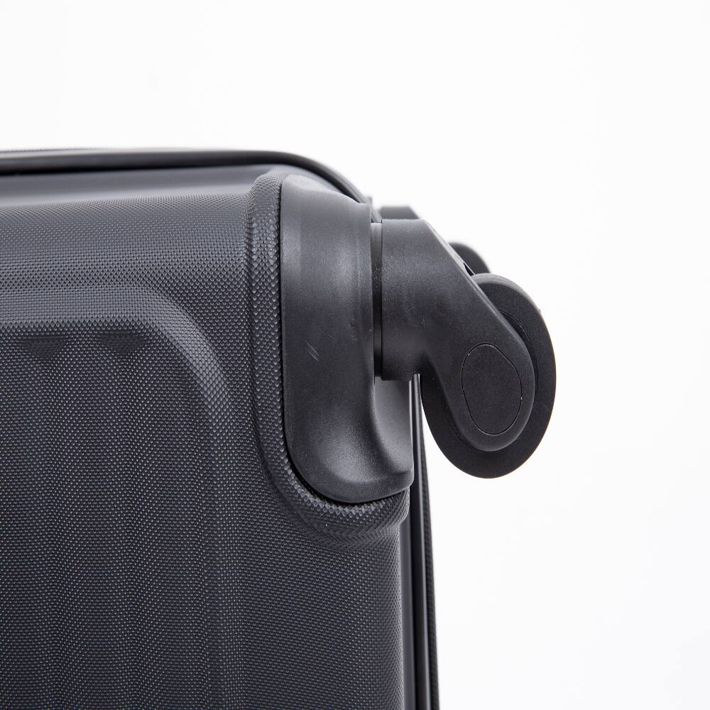 Alt View 6. Ropilly - Ropilly 3 Piece Luggage Set Hardshell Suitcase with Wheels TSA Lock Black 20 24 28 Inch - Black.