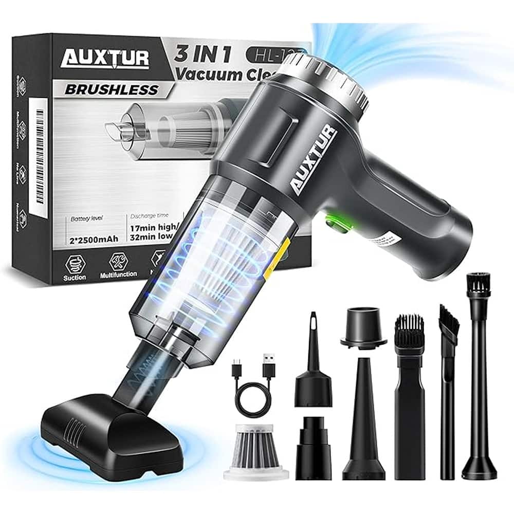 ACJPR - Handheld Vacuum Cordless-3 in 1 Car Vacuum Cleaner High Power