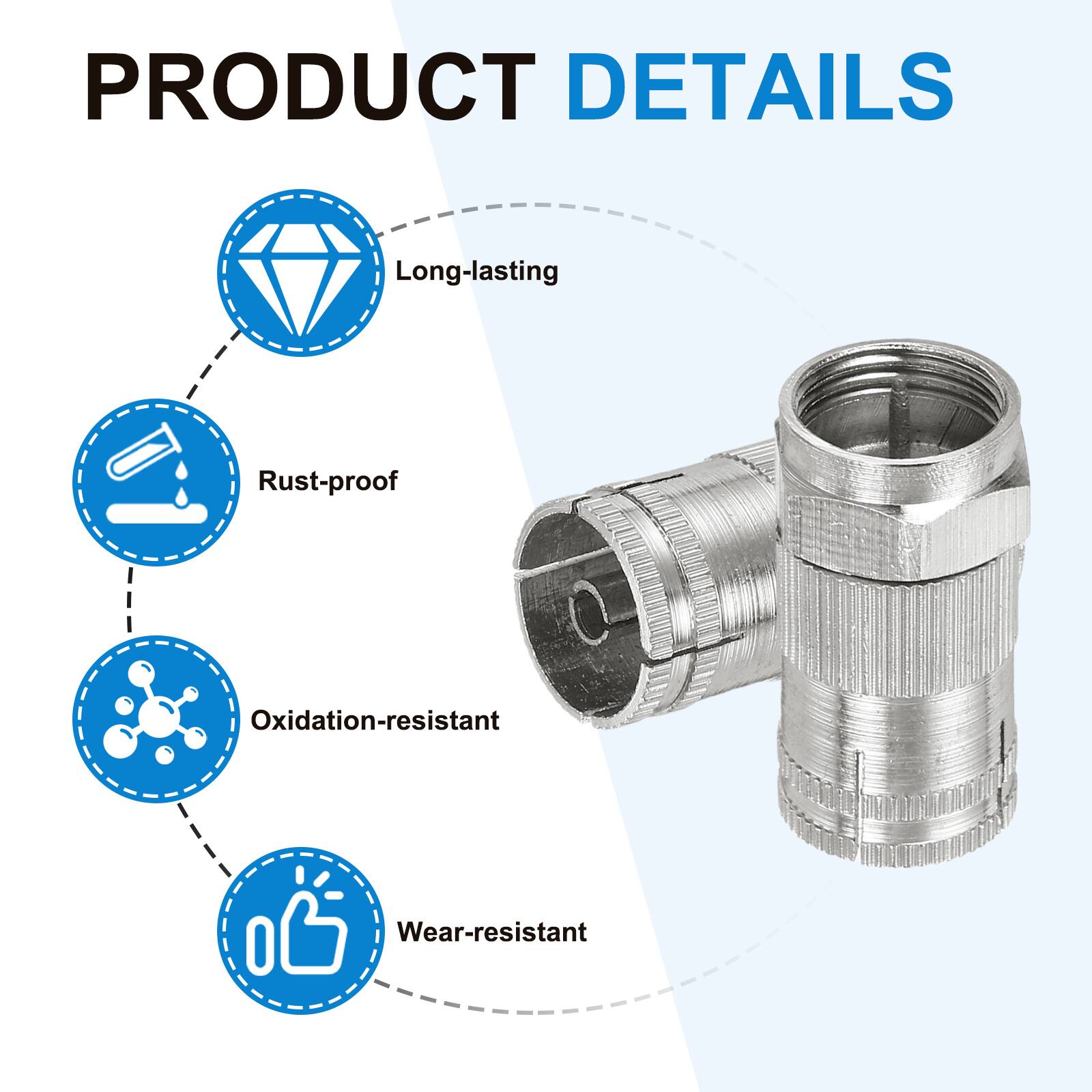 PRODUCT DETAILS

- Long-lasting
- Rust-proof
- Oxidation-resistant
- Wear-resistant