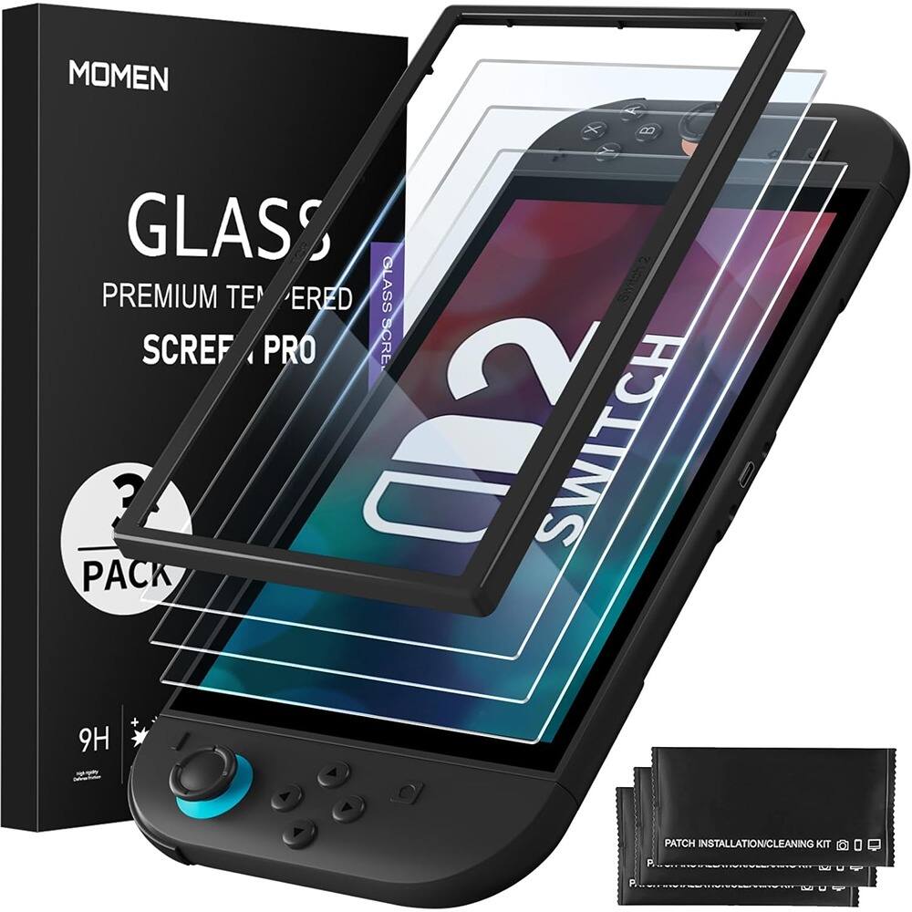 MOMEN
GLASS
PREMIUM TEMPERED
SCREEN PRO
PACK
SWITCH
9H
PATCH INSTALLATION/CLEANING KIT