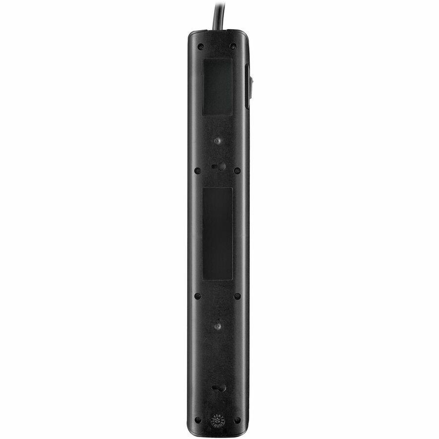Alt View 4. Tripp Lite - Tripp Lite series Protect It! TLP76BUC 7-Outlets Surge Suppressor/Protector - Household Electronic, Computer, Printer - Black.