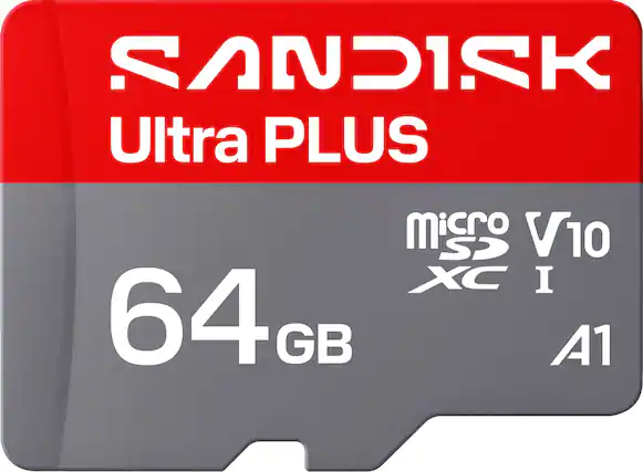 SANDISK Ultra PLUS micro SD V10 XC I 64GB A1