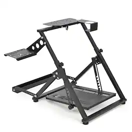 Dardoo - Adjustable & Foldable Racing Wheel Stand for Logitech G29 G923, for Thrustmaster T248 - Black