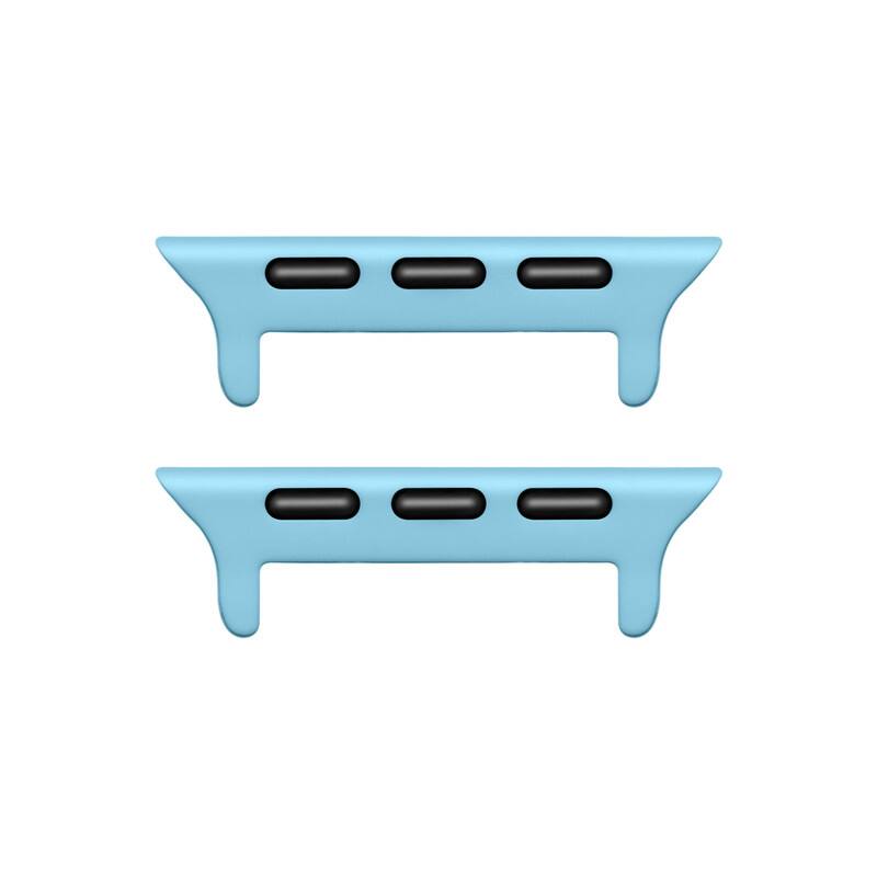 Alt View 2. Posh Tech - Silicone Band for Apple Watch - Retro Blue.