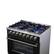 Alt View 4. Forno Appliances - Massimo 5.36 Cu. Ft. Freestanding Dual Fuel True Convection Range with Air Fryer Basket - Black.