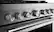 Alt View 16. KitchenAid - 36 in. Wide 6 burners 5.1 cu. ft. Commercial Gas Range with No Preheat Air Fry Mode and 6 Burner - Stainless Steel.