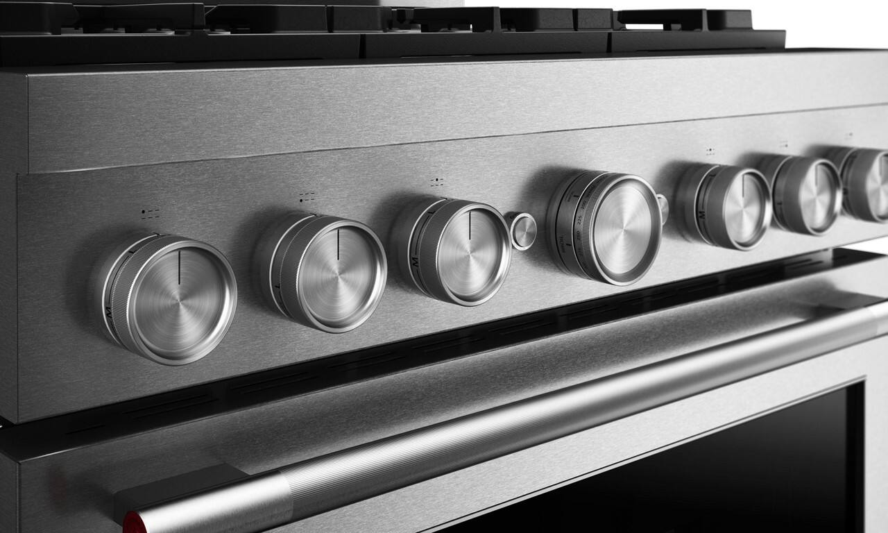 Alt View 16. KitchenAid - 5.1 Cu. Ft Commercial Gas Range with No Preheat Air Fry Mode and 6 Burner - Stainless Steel.