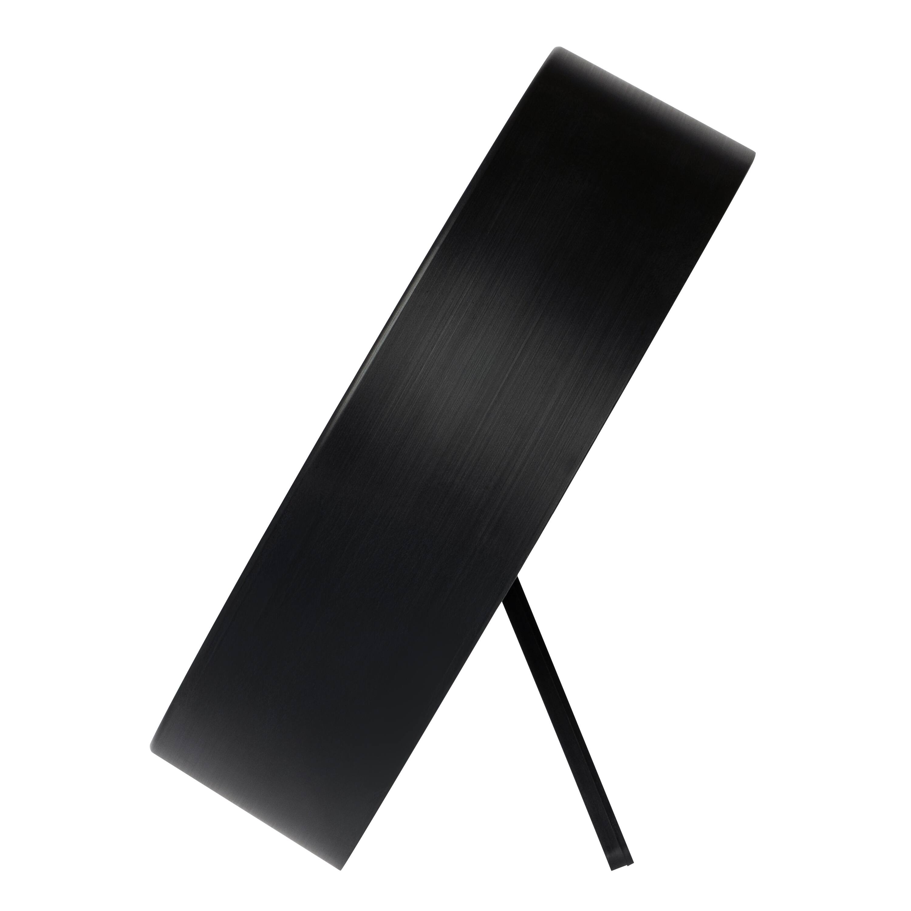 Alt View 1. La Crosse Clock Co. - 404-3015B 6 Inch Ames Silent Analog Quartz Wall/Table Clock - Black.