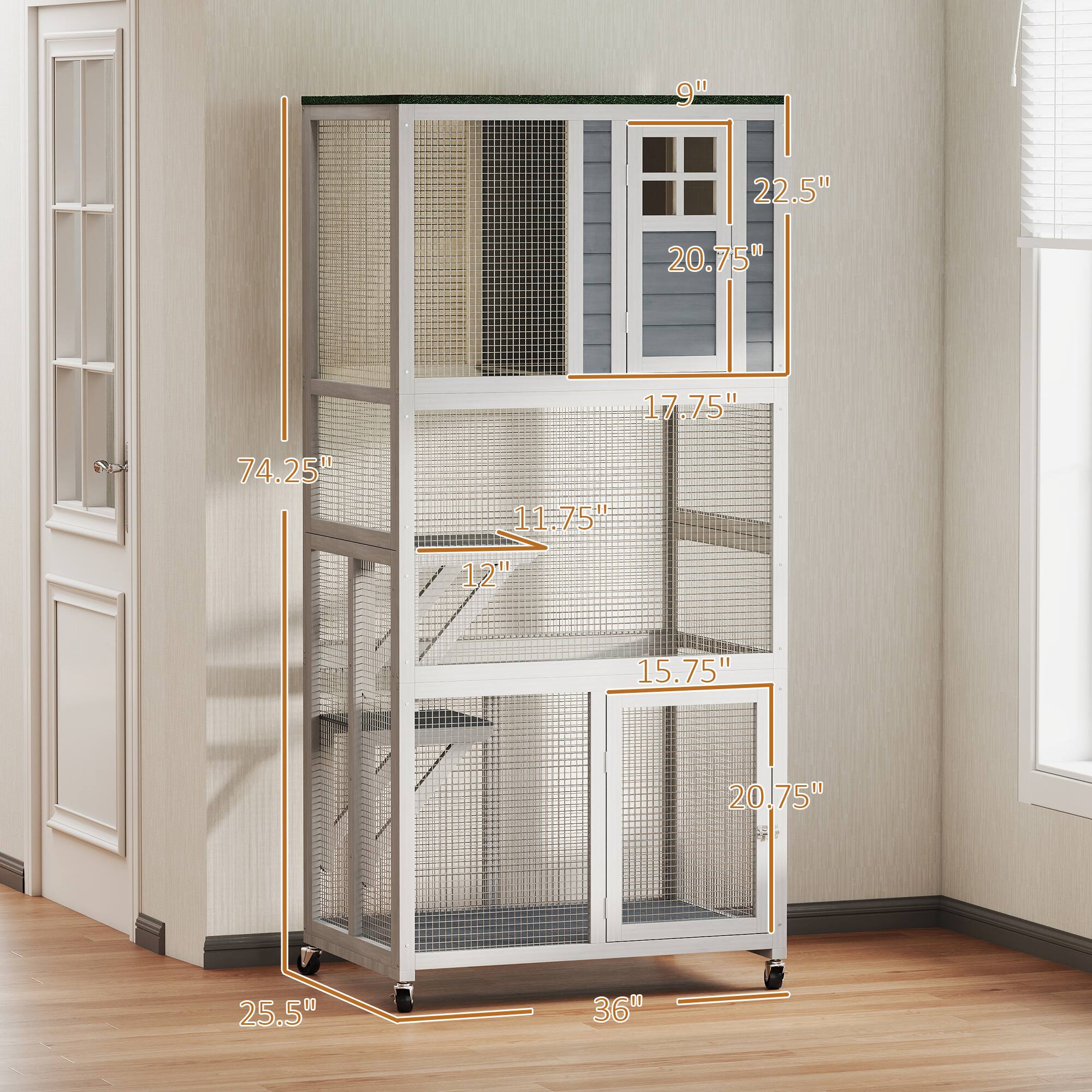 - 9"
- 22.5"
- 20.75"
- 17.75"
- 74.25"
- 11.75"
- 12"
- 15.75"
- 20.75"
- 25.5"
- 36"