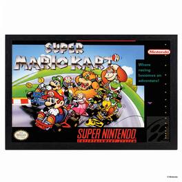 PopMarket - Super Mario Kart - Cover 11x17 Framed Gel Coat - Multicolor