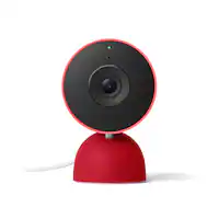 Google - Nest Cam Indoor (wired, 3rd gen) - Latest Model - 2K Video and Gemini - Berry - Front_Zoom