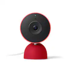 Front. Google - Nest Cam Indoor (wired, 3rd gen) - Latest Model - 2K Video and Gemini - Berry.