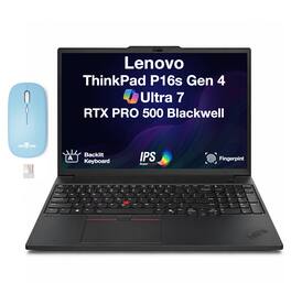 Lenovo - Upgraded - ThinkPad P16s Gen 4 Workstation 16.0 WUXGA Display (Ultra 7-255H, 16GB, Win 11 Pro) w/Dockztorm Wireless Mouse - Black