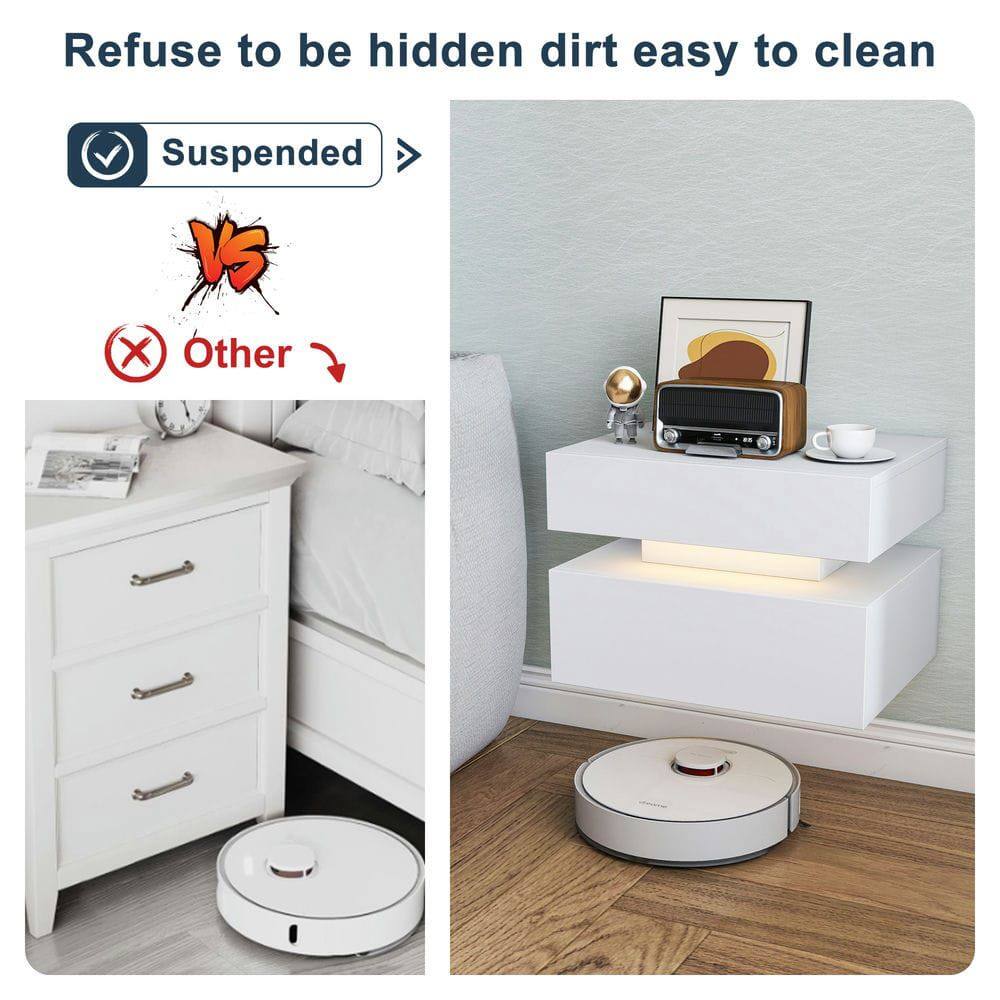 Refuse to be hidden dirt easy to clean

✔️ Suspended

❌ Other