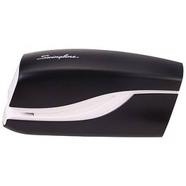 Swingline - Breeze Reduced-Effort Electric Desktop Stapler, 20-Sheet Capacity - Black/White