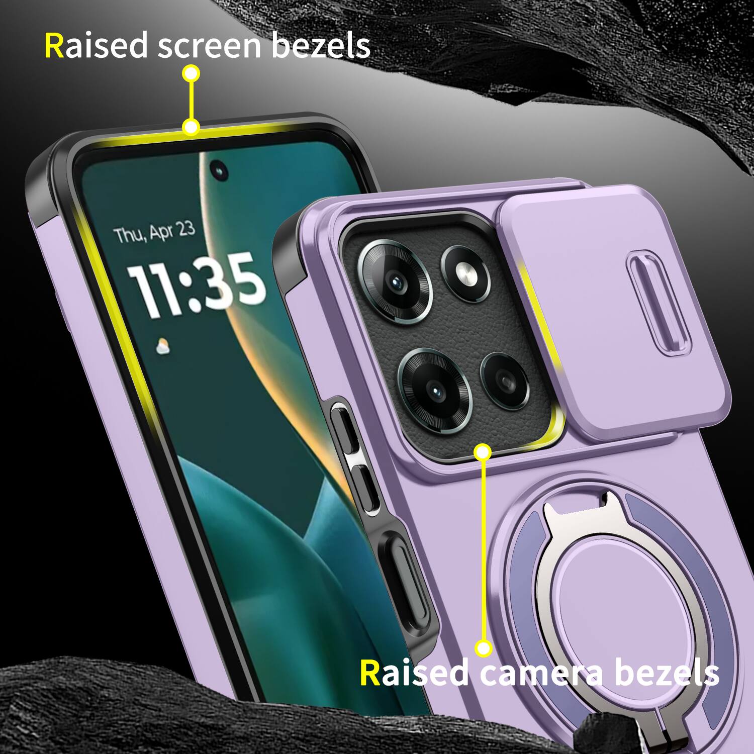 Raised screen bezels  
Thu, Apr 23 11:35  
Raised camera bezels