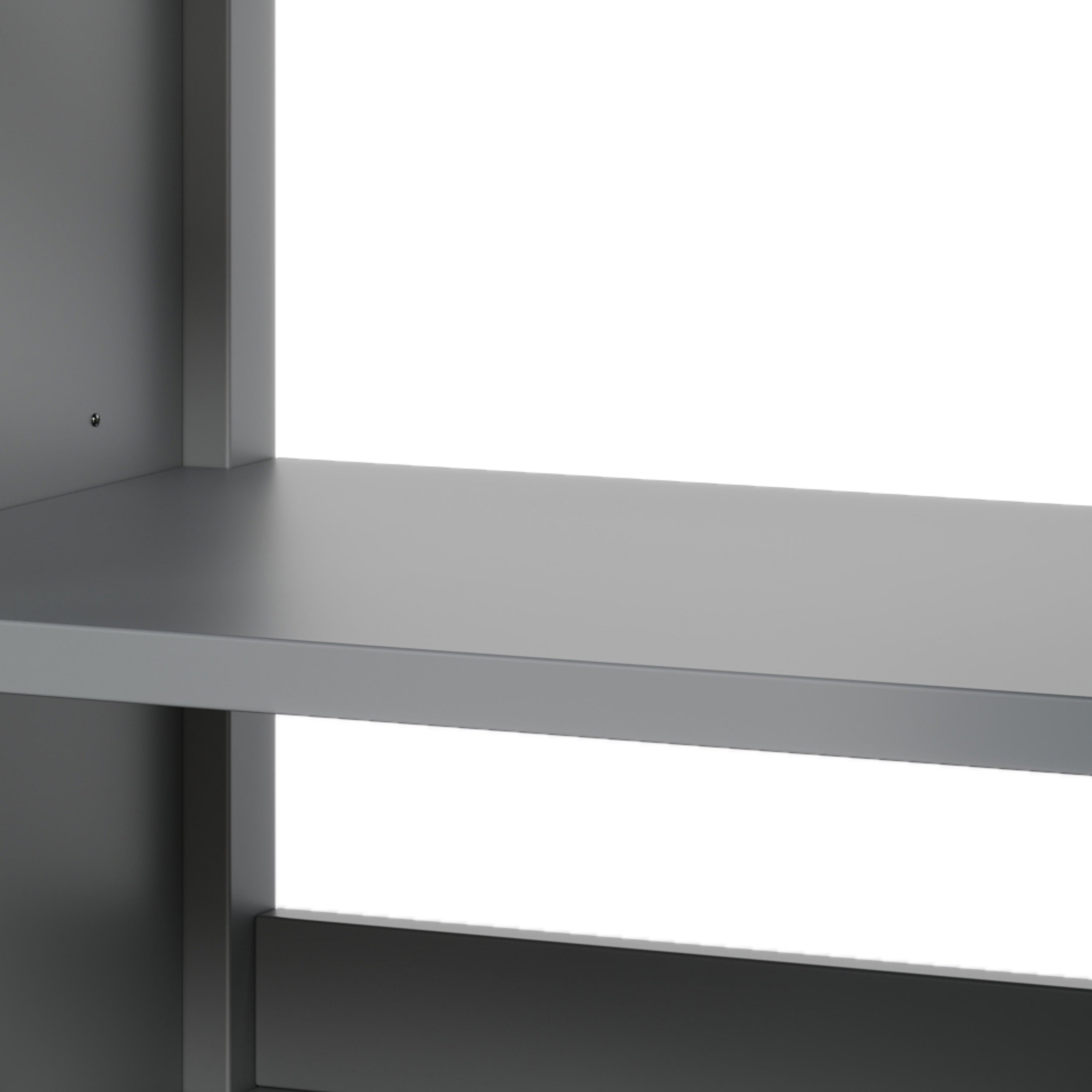 Left. Boyel Living - 30 Inch Bathroom Vanity with Ceramic Sink Adjustable Shelf Tip Out Tray Solid Wood Legs Gray - Gray.